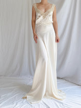 1930s Satin Lace Slip - M