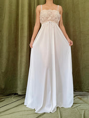 1960s Empire Bodice Slip Dress - S-M
