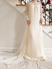1960s Chiffon Gown - S