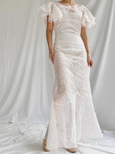 1930s Light Pink Organdy Dress - S