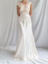 1930s Satin Slip Dress - S