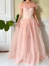 1940s Net Organdy Dress - XS/S