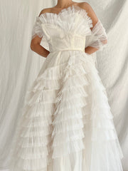 1950s Tulle Layered Dress - XS