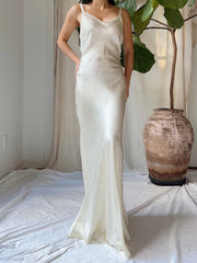 1930s Satin Slip Dress - XS