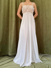 1960s Empire Bodice Slip Dress - S-M