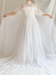 1960s Chiffon Cape Gown - XS/S