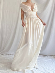 1930s Reversible Silk Dress - S