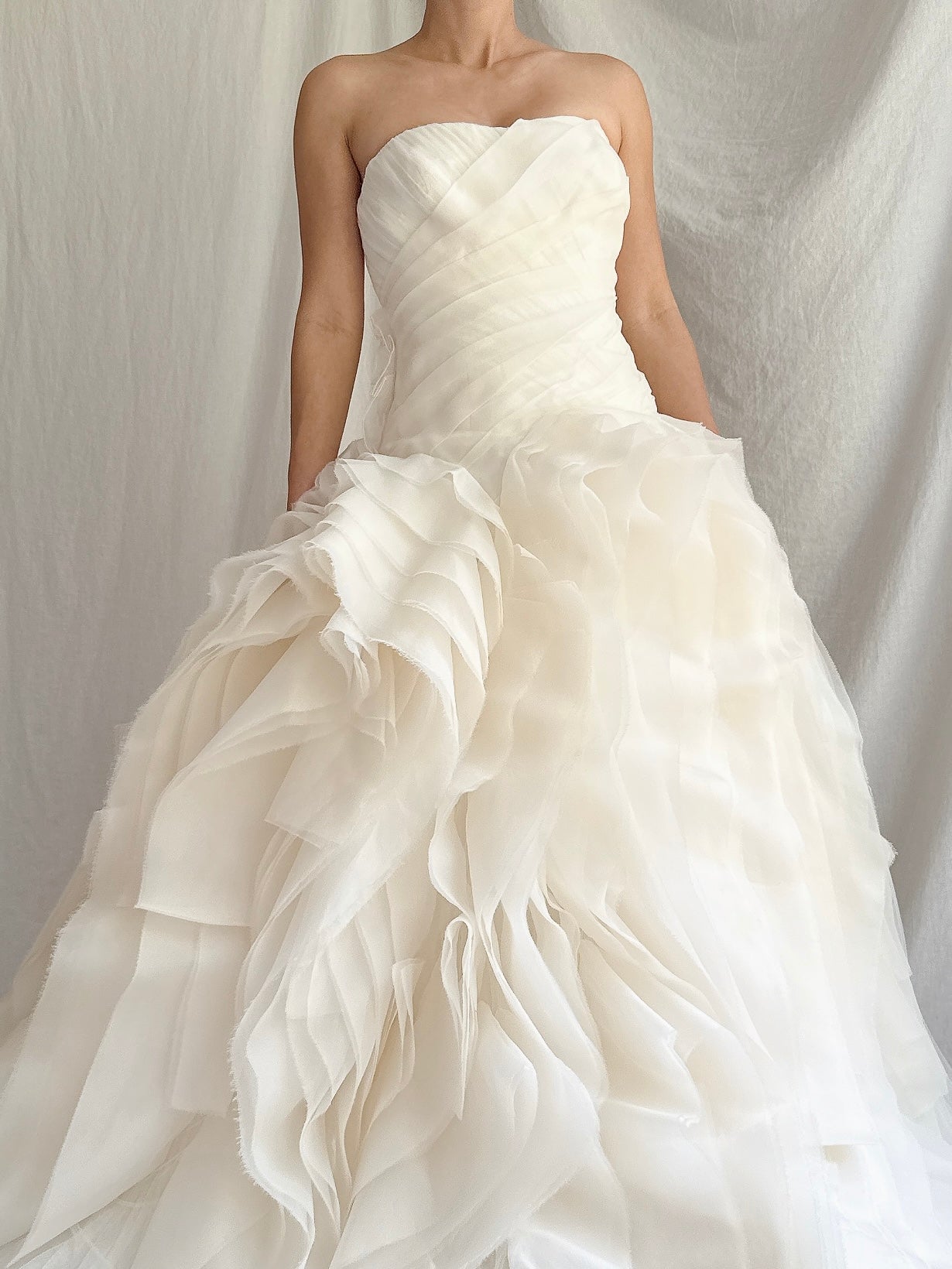 00 Vera Wang Luxe Silk Organza Gown - S/4