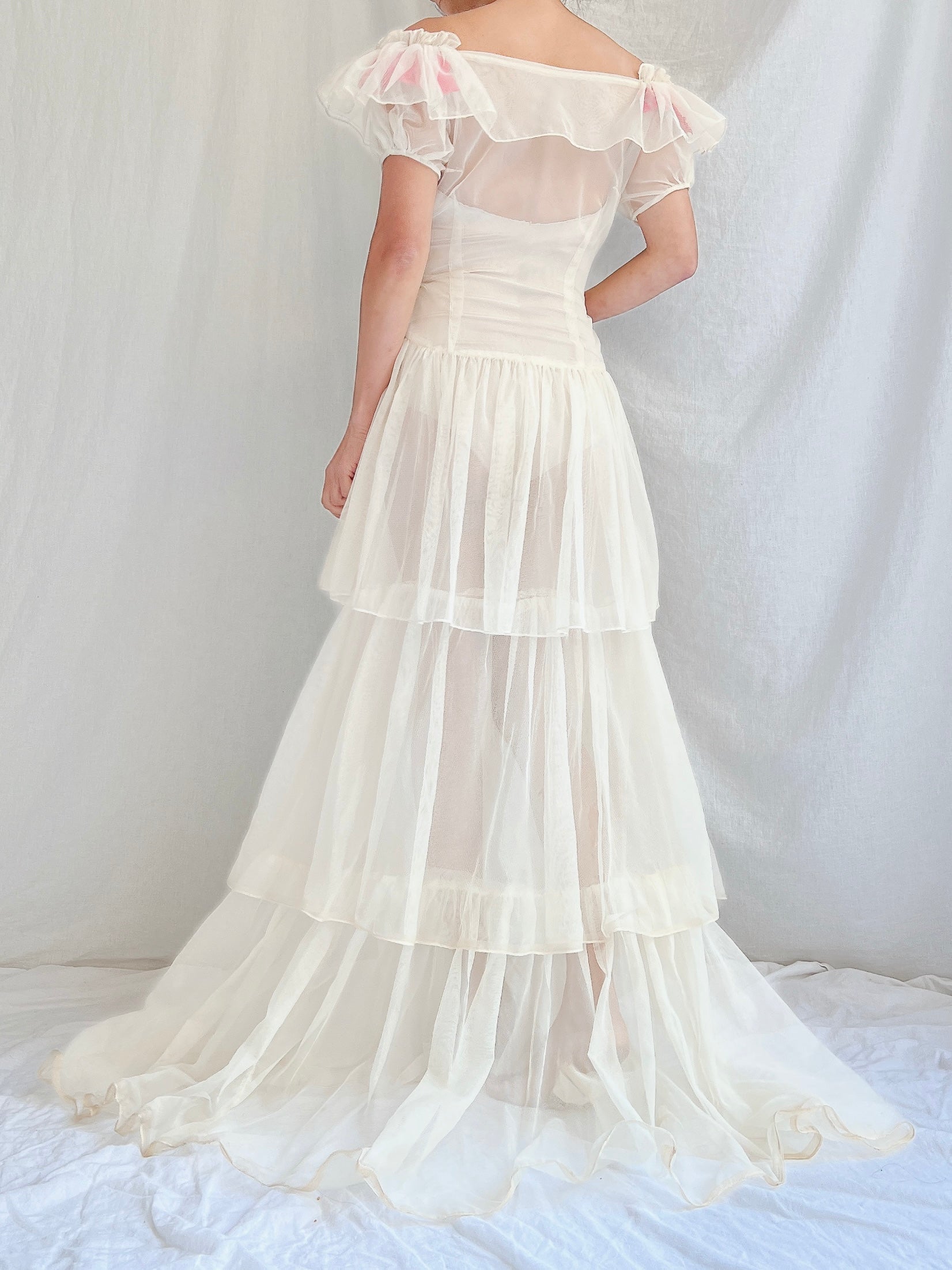 1950s Net Layered Gown - S/M