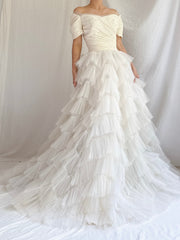 1950s Tulle Tiered Dress - XS/S