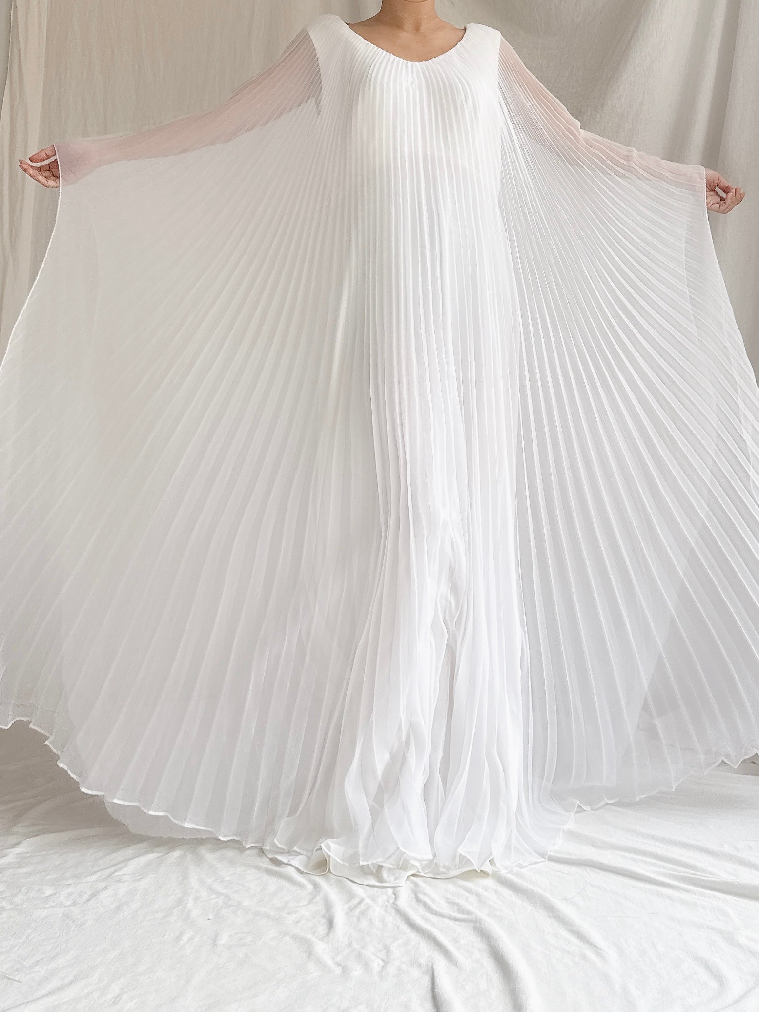 1960s Chiffon Catan Dress - M/L