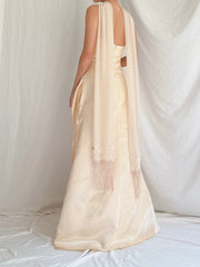 00s Jessica McClintock Butter Champagne Dress - S