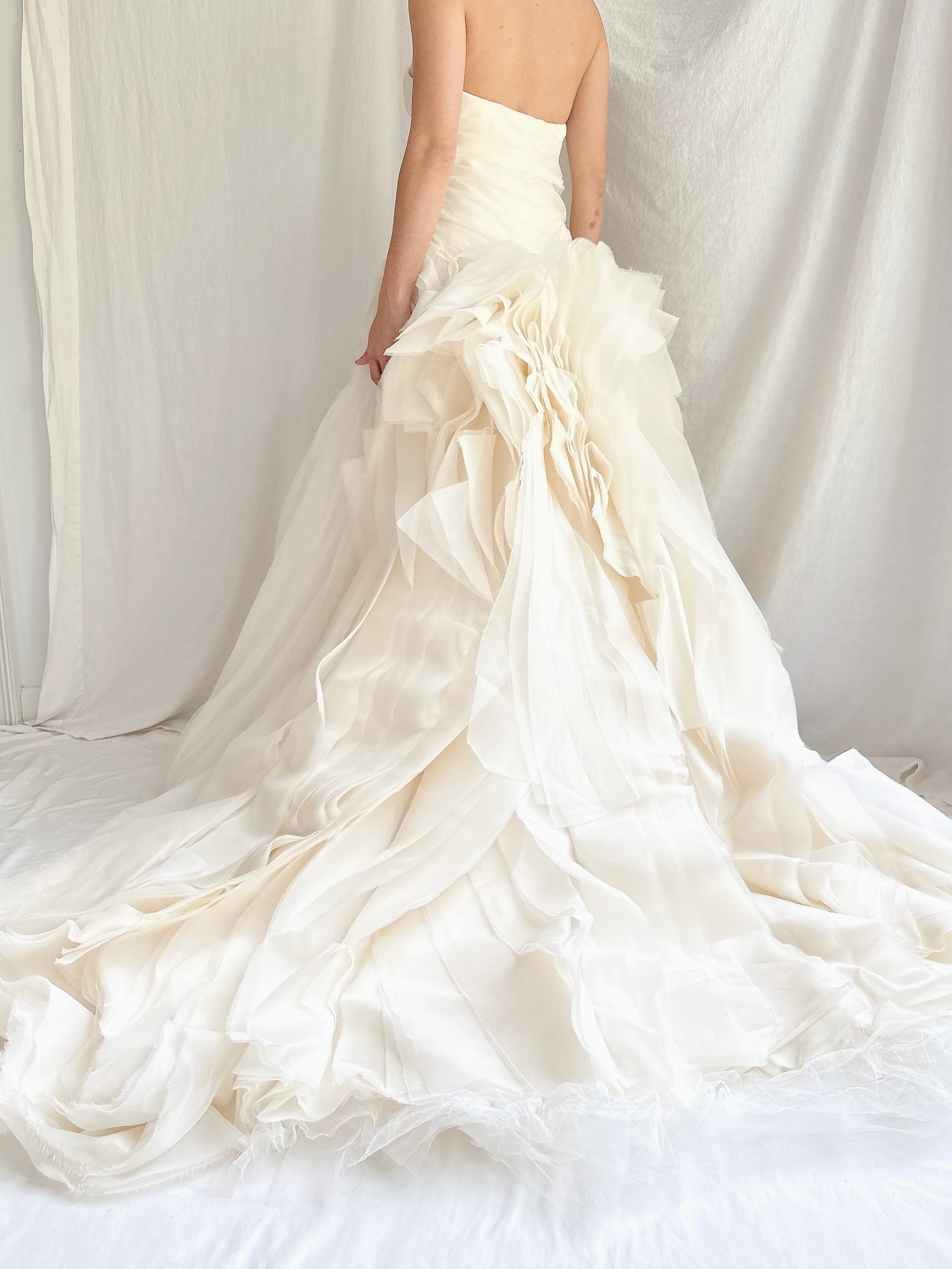 00 Vera Wang Luxe Silk Organza Gown - S/4