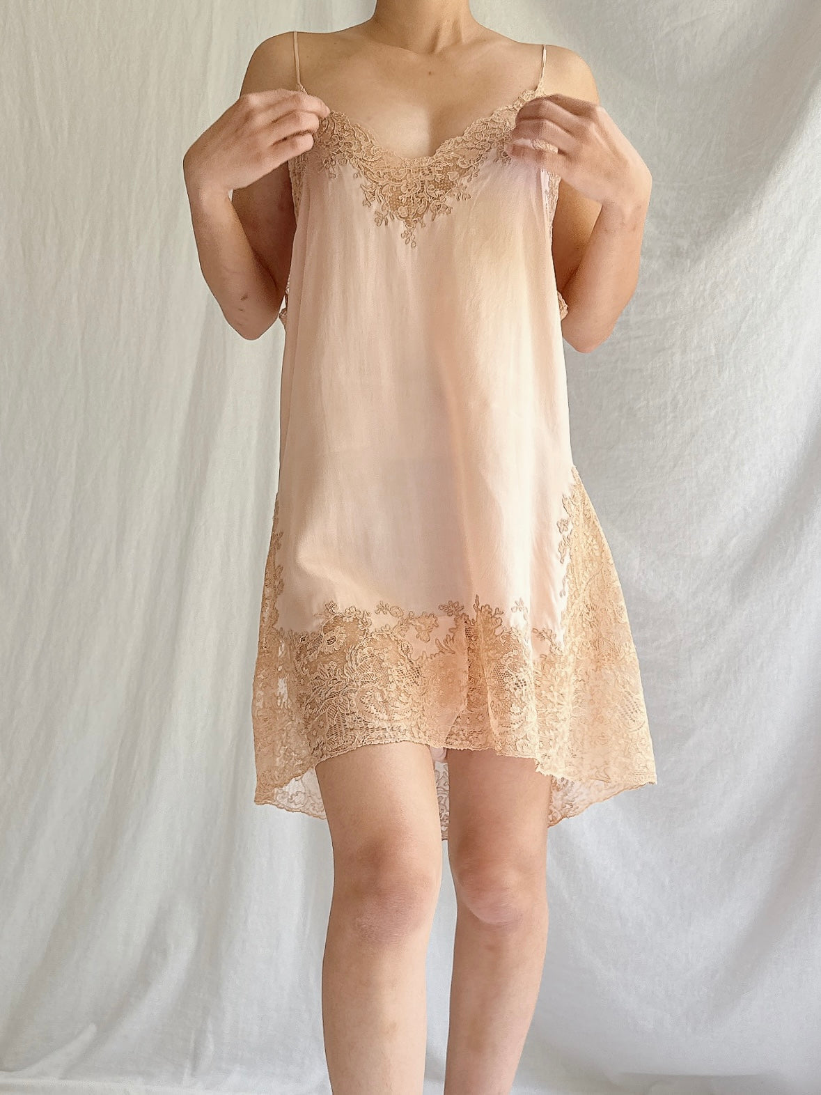 1930s Silk Teddy/Slip - M
