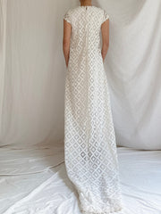 1960s Daisy Lace Gown - XXS