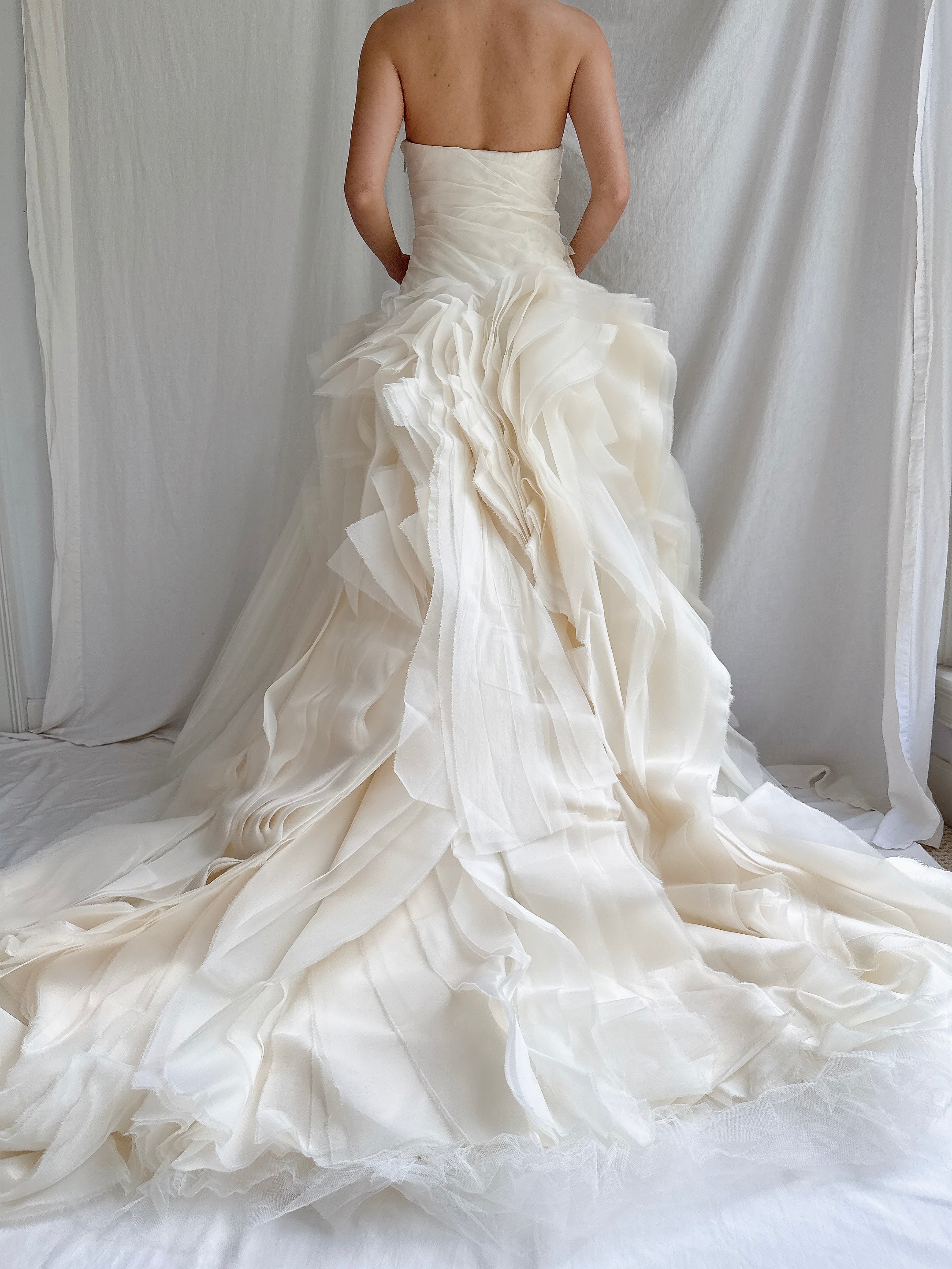 00 Vera Wang Luxe Silk Organza Gown - S/4