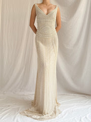 00 Pearl Beaded Gown - L/XL 14