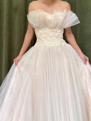 1950s Tulle Pleated Dress - XS/S