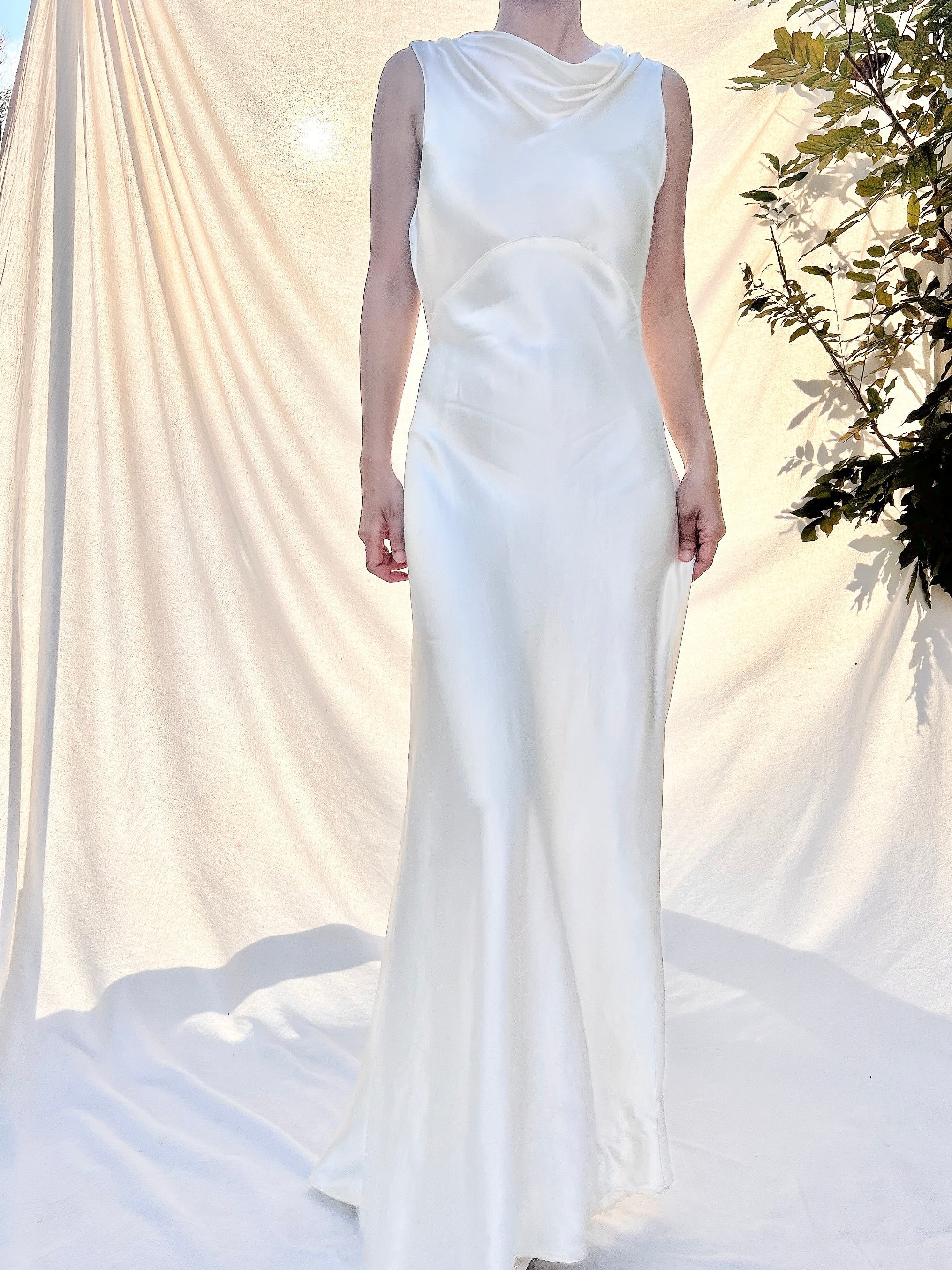 1930s Satin Gown - XS