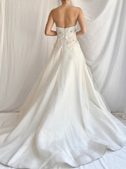 00 Liancarlo Couture Silk & Feather Dress - S/6