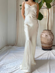 1930s Satin Slip Dress - XS