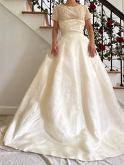 1950s Silk Organza Gown - S/M
