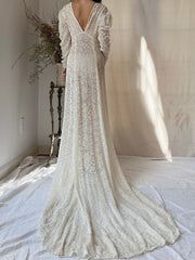 1930s Silk Velvet Devore Gown - XS