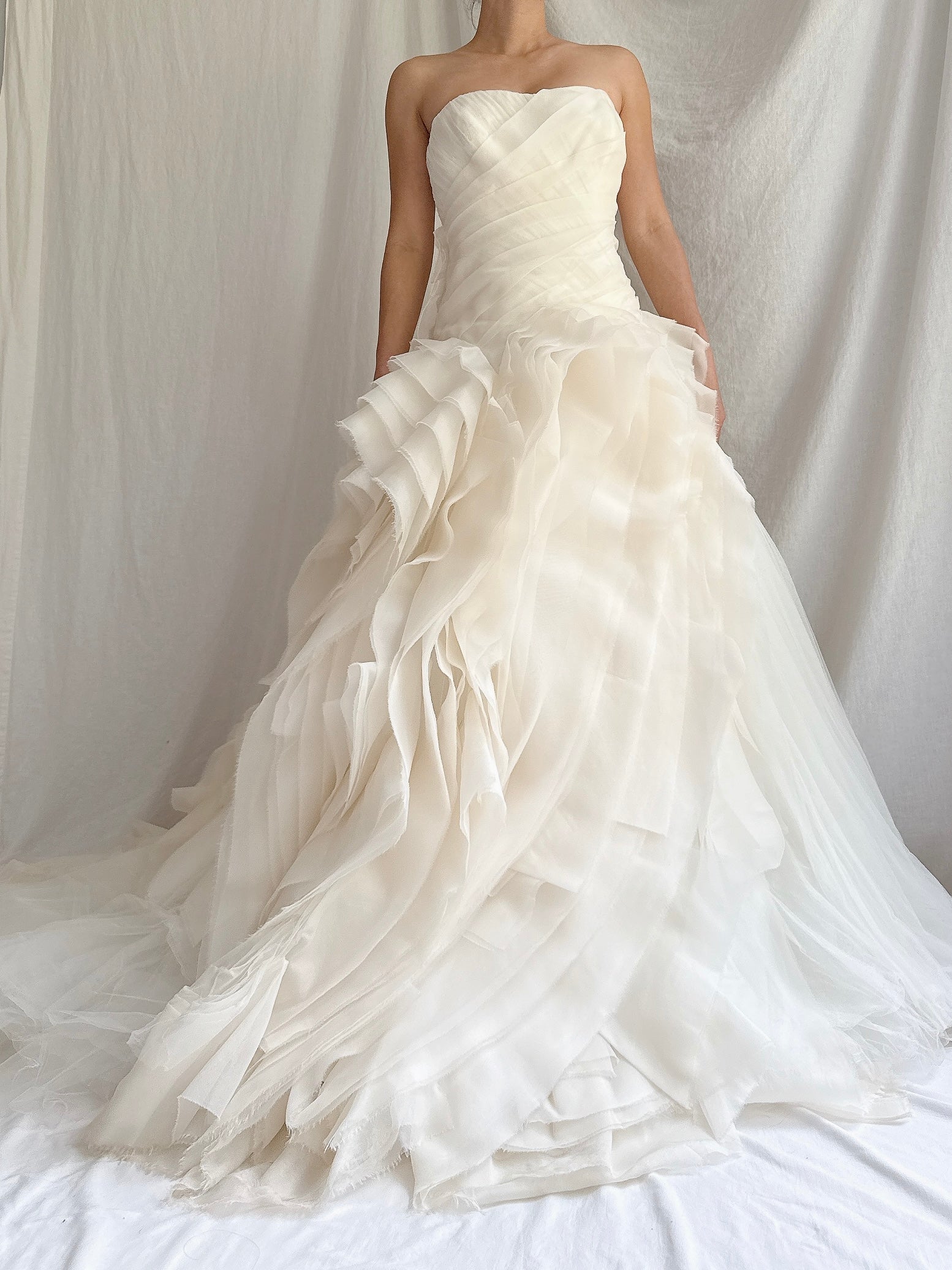 00 Vera Wang Luxe Silk Organza Gown - S/4