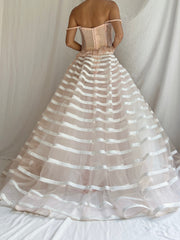 00s Striped Tulle Skirt - S