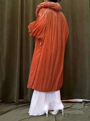 1920s Peach Silk Opera Coat - OFSM/45L