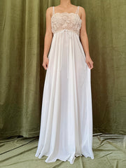 1960s Empire Bodice Slip Dress - S-M