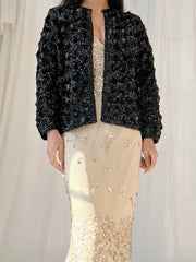 1950s Sequins Cardigan - S/M
