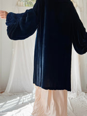 1920s Silk Velvet Coat - S/M
