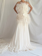 00 Feather and Silk Set - S/4