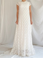 1960s Daisy Lace Gown - XXS