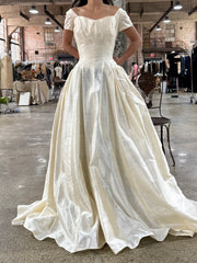 1950s Silk Gown - S