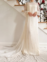 1960s Chiffon Gown - S