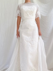 1960s 2-Piece Lace Gown - XS