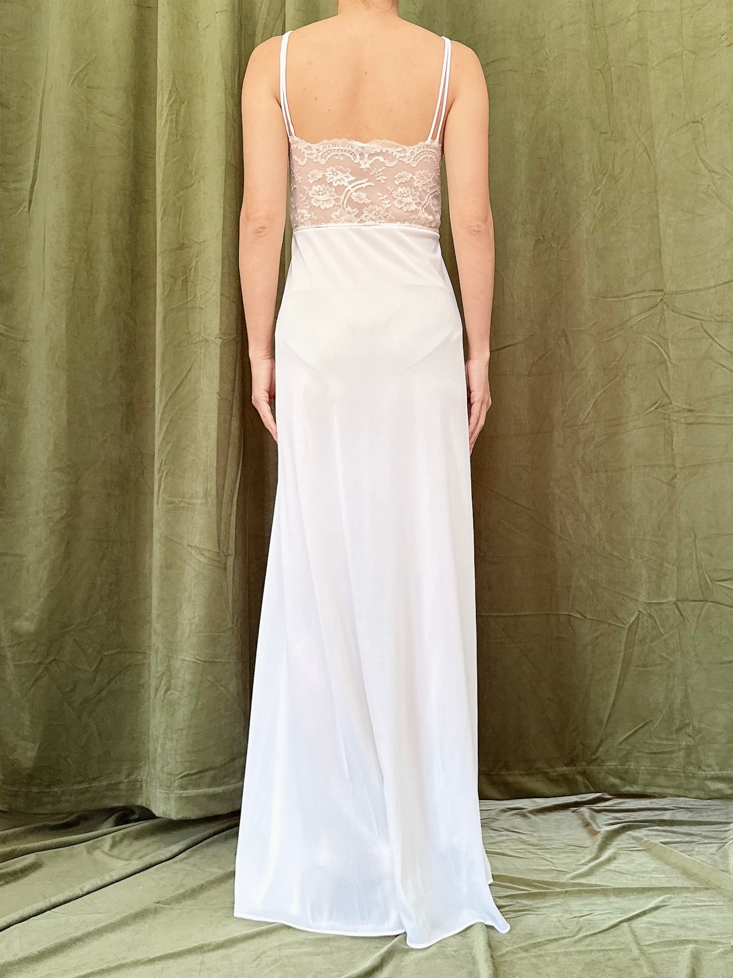 1960s Empire Bodice Slip Dress - S-M