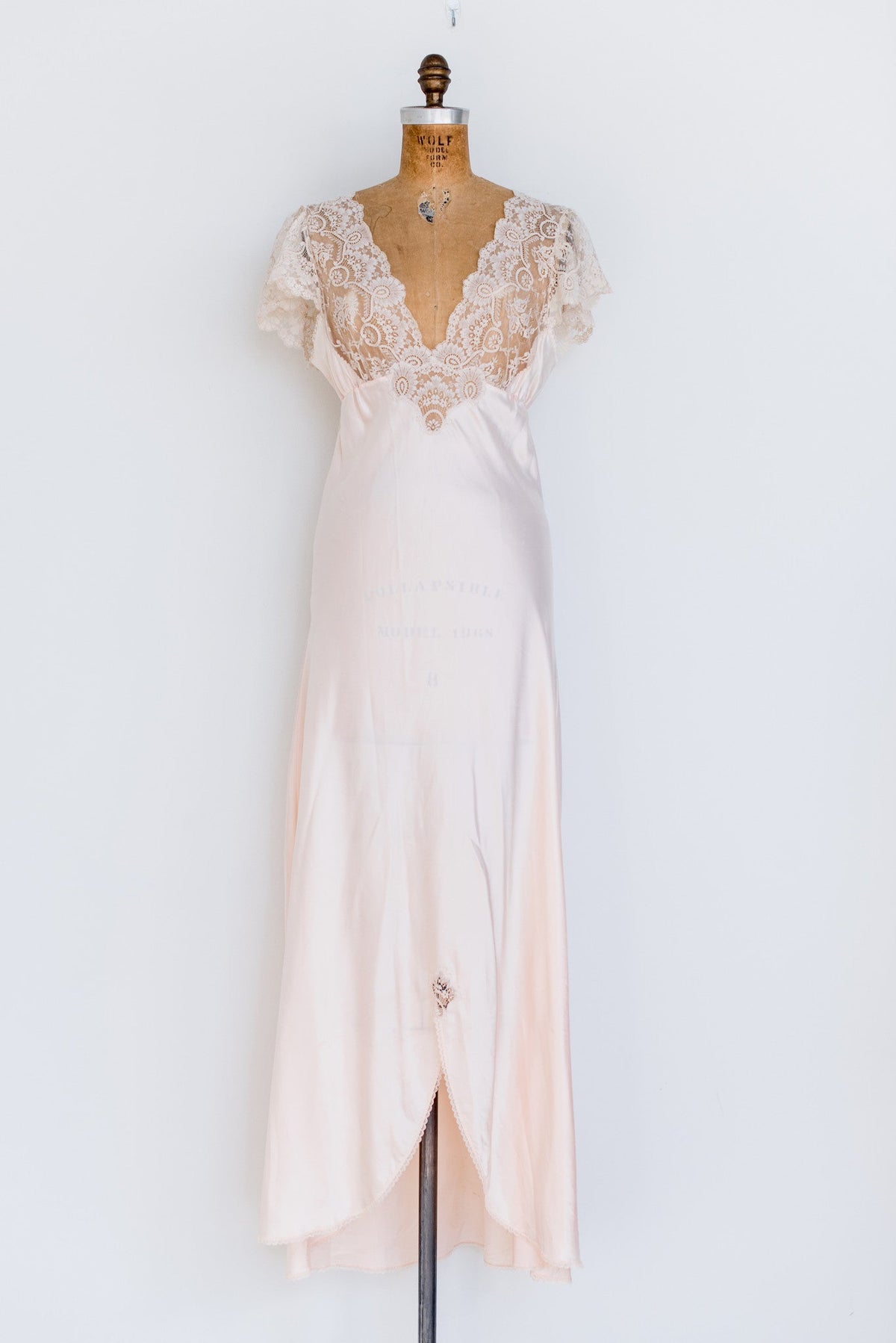 1950s Silk and Satin Gown - S/M