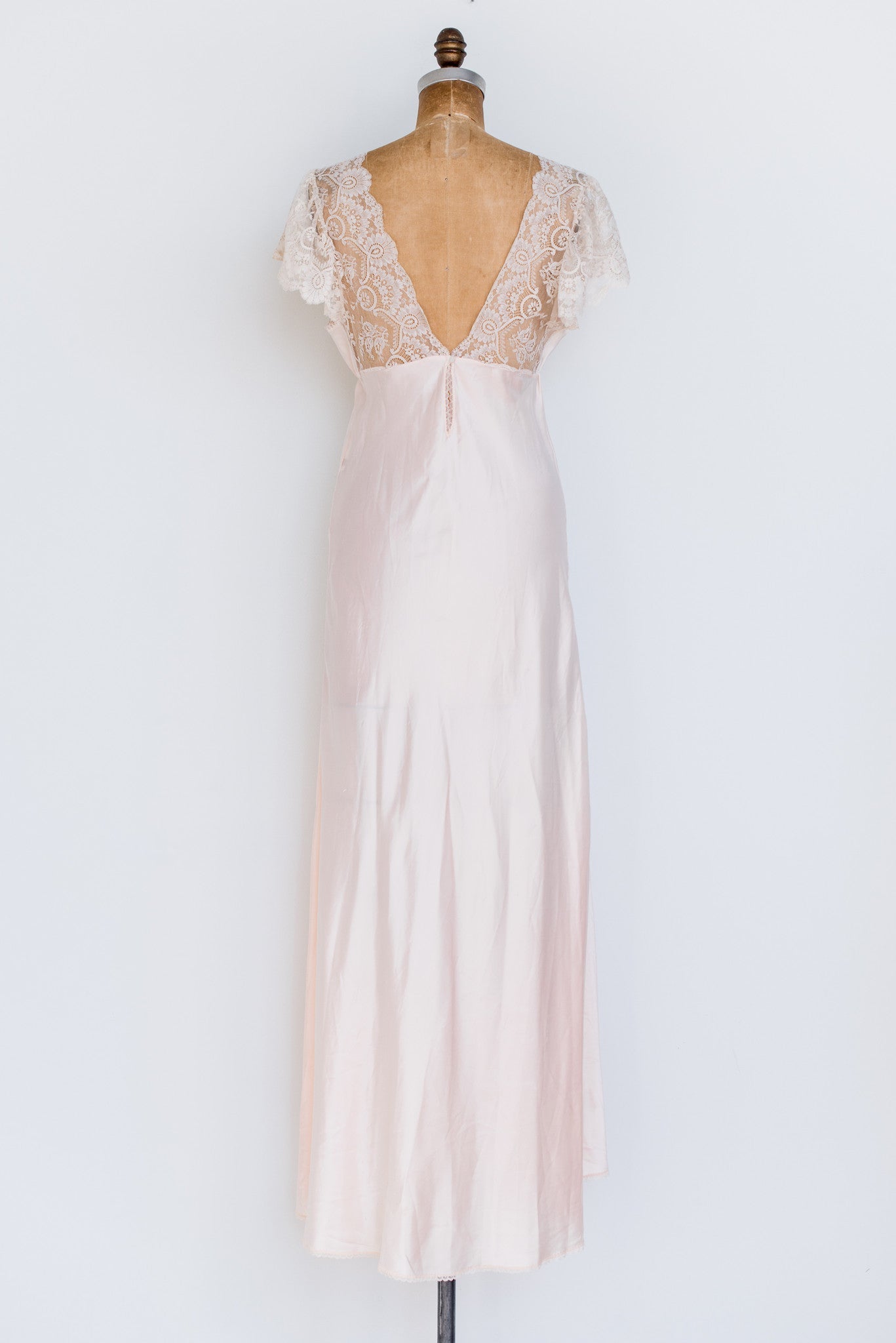 1950s Silk and Satin Gown - S/M