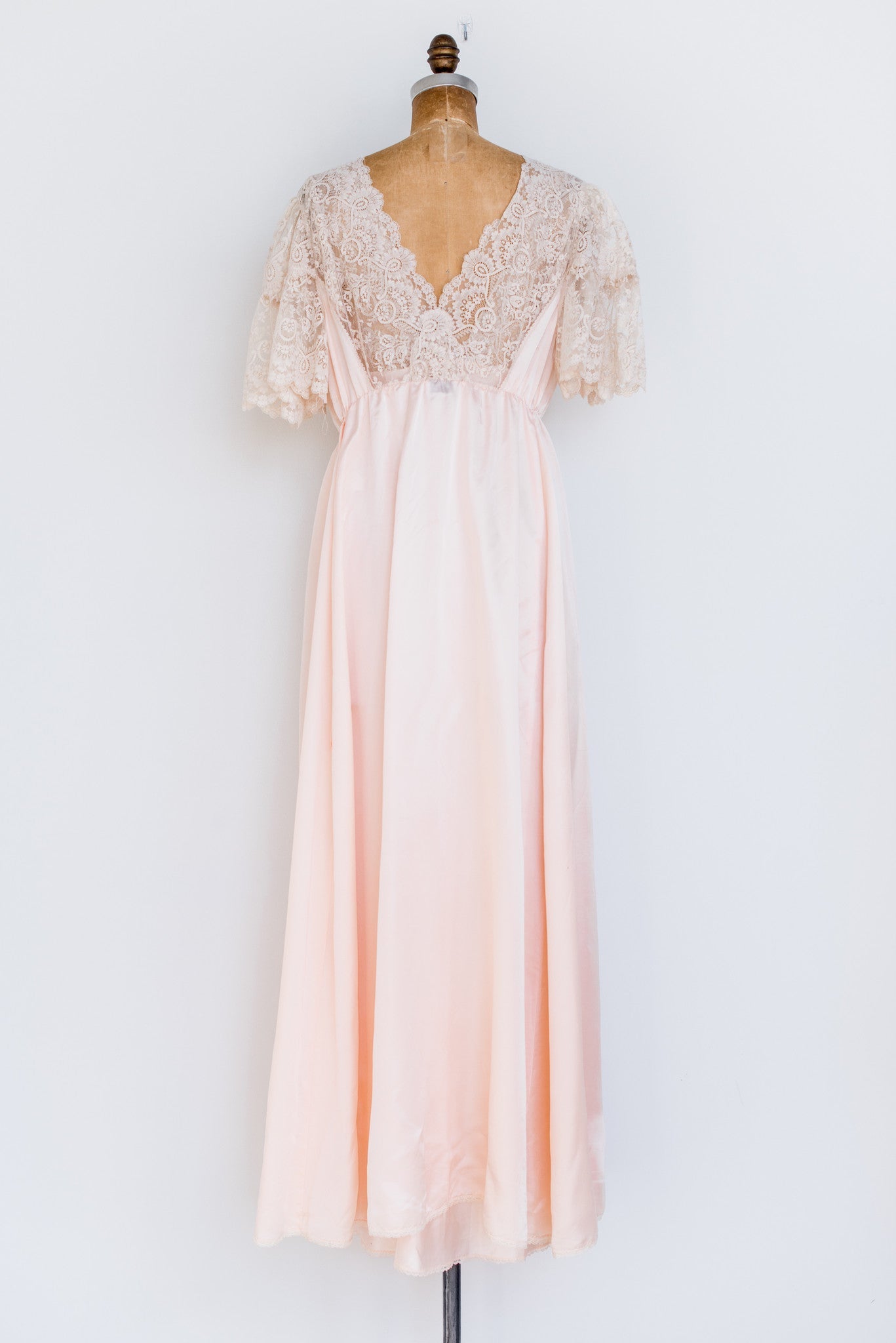 1950s Silk and Satin Gown - S/M