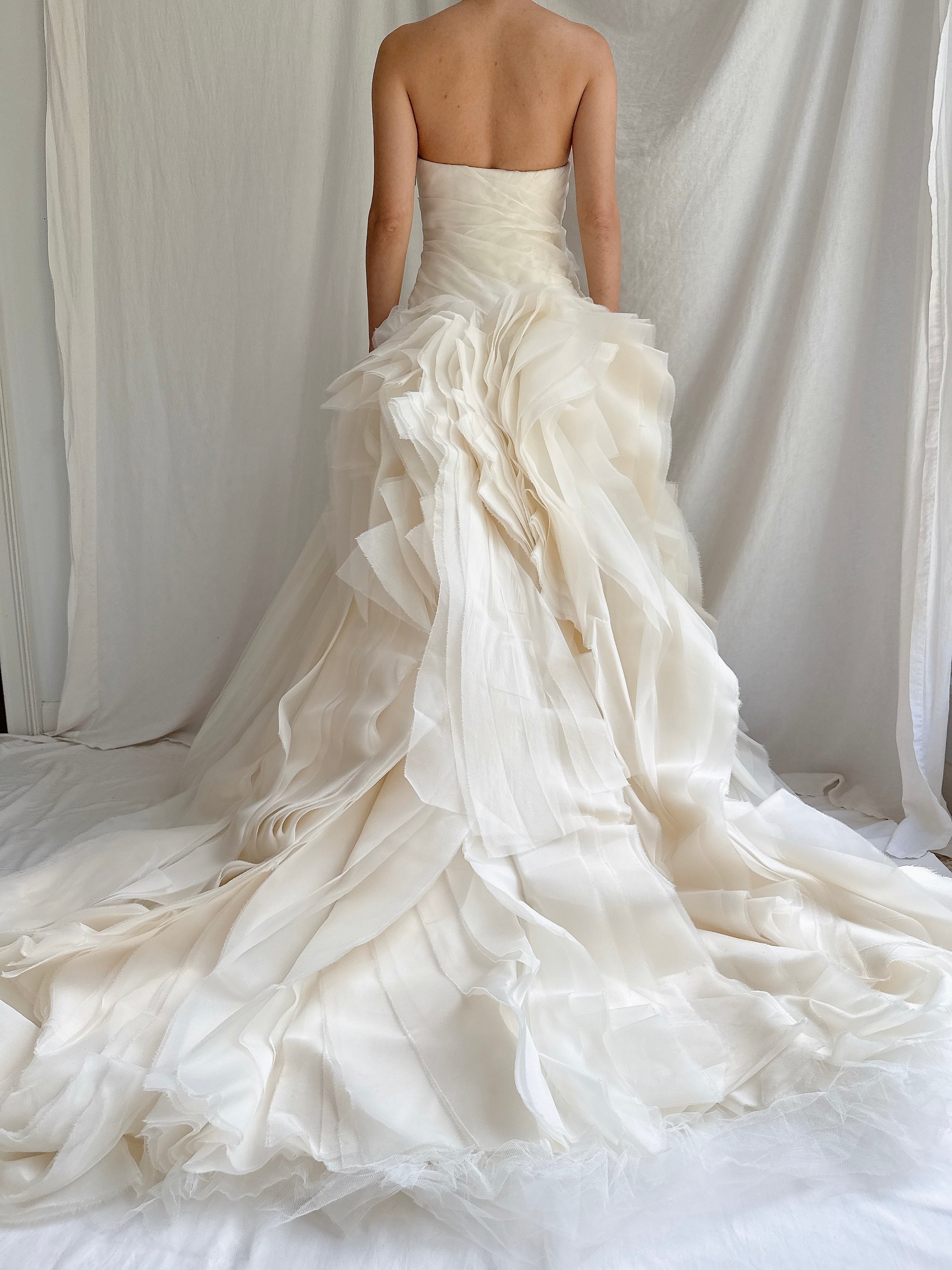 00 Vera Wang Luxe Silk Organza Gown - S/4