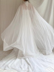 1960s Chiffon Cape Gown - XS/S