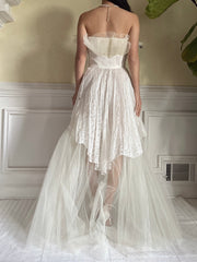 1950s Tulle Sheer Gown - S