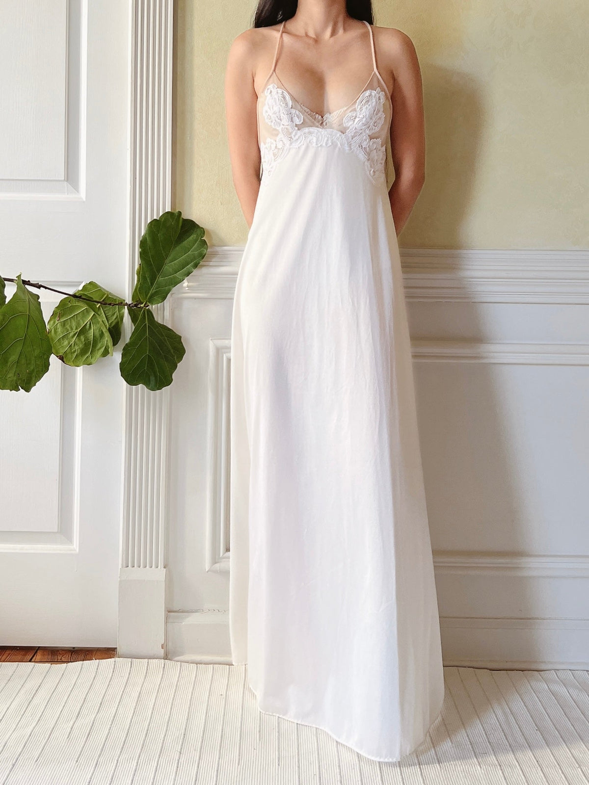 1960s Formfit Rogers Nylon Slip Dress - XS/S