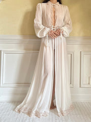 1930s Poet Sleeve Dressing Gown - XS