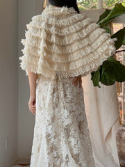 1930s Looped Yarn Cape - OSFM