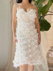 1960s 3D Flower Mod Dress - M